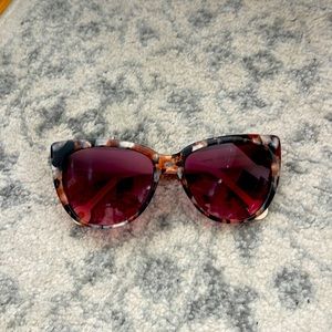 Anthropology sunglasses, pink/rose color